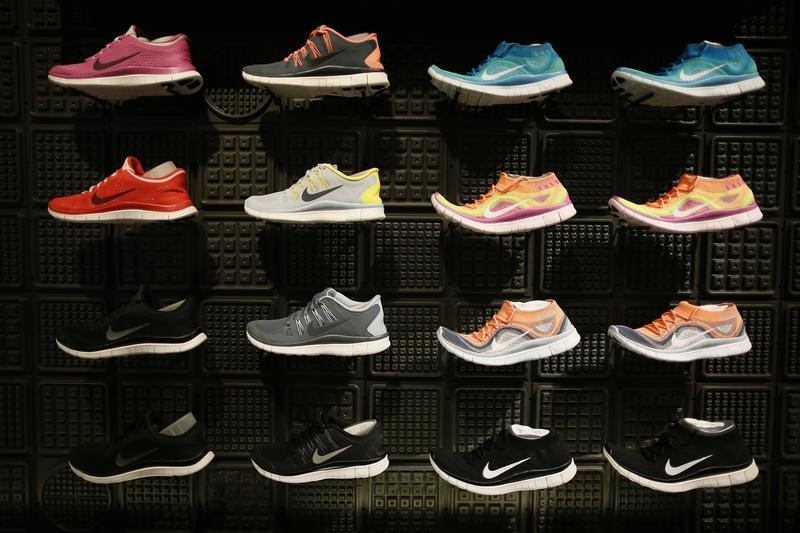 © Reuters. Nike receives Investment Bank Analyst Rating Update